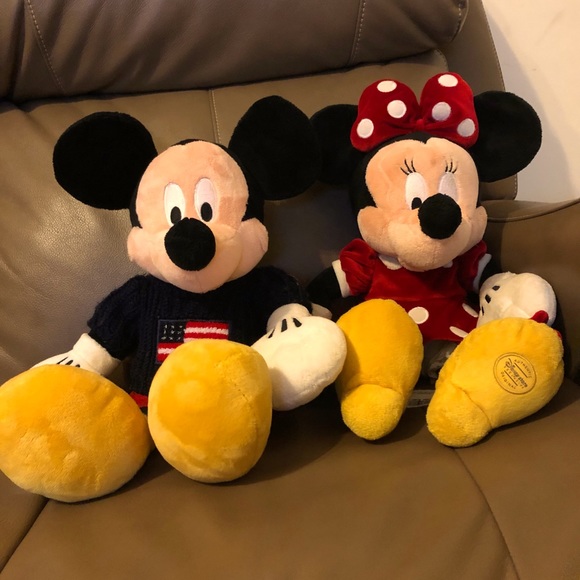 Disney Other - Mickey and Minnie plush toys